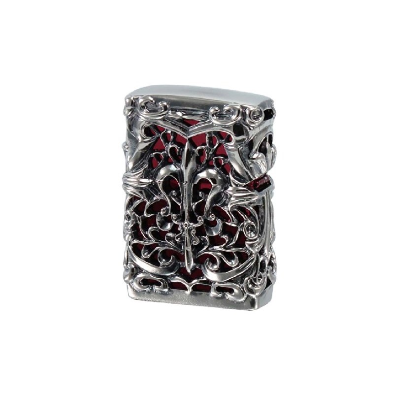 DEVIN Ashtray/Smoker, Silver, 2.5 x 1.8 x 0.9 inches (6.3