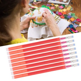 100pcs 100PCs Heat Erasable Pens Refill Fabric Marking Pens Refill Fabric Marker Pen Set for Fabric Quilting Sewing Dressmaking(red)