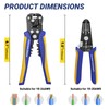 haisstronica Wire Stripper Tool Set, 10-24 AWG Self-Adjusting & Manual,