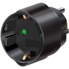 Brennenstuhl Travel Plug/Adapter Protective Contact for USA, Japan, Black, 1508550,