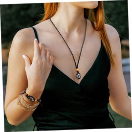 COHEALI 2 Pcs Choker Crystal Holder Necklaces Crystal Holder Cage Crystal Jewelry Crystal Cage Crystal Necklace Holder Necklace Cord Crystal Holder Necklace Cage Telescopic Stone Bracelet