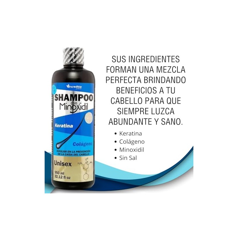 Gaero Global Solution Shampoo Anticaída Incredibl Shop Previene Pérdida Cabello