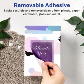 Avery Matte White Removable Rectangle Labels with Sure Feed Technology, Print-to-The-Edge, 3" x 6", 150 Removable Labels, Laser/Inkjet Printable Labels