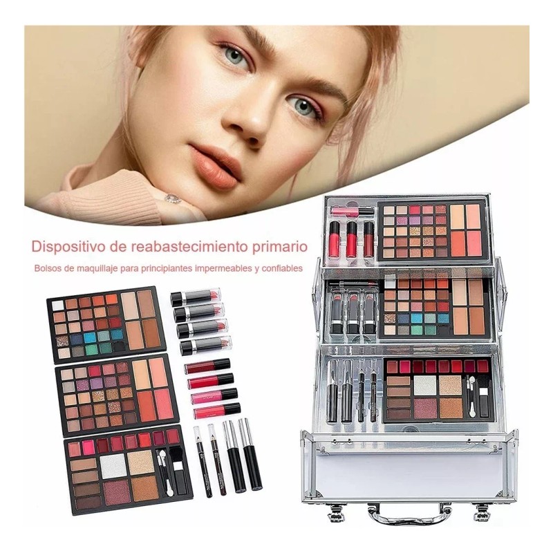 Miss Maquillaje Kit Sombras Ojos Paleta Profesional Alta Calidad