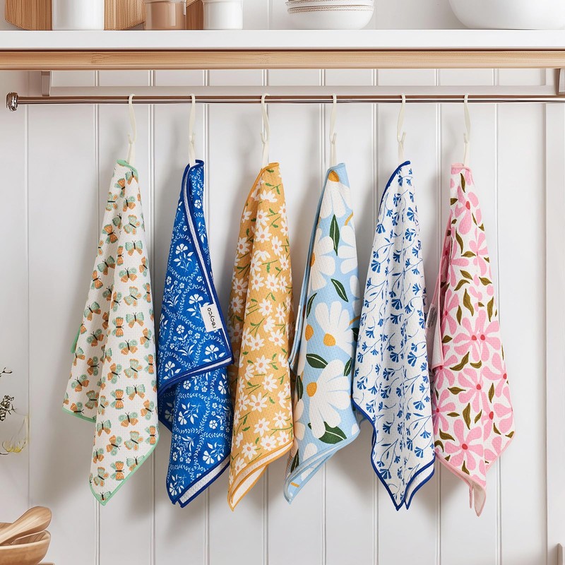 RECYCO Waffle Kitchen Towel Set of 2 - Quick Dry