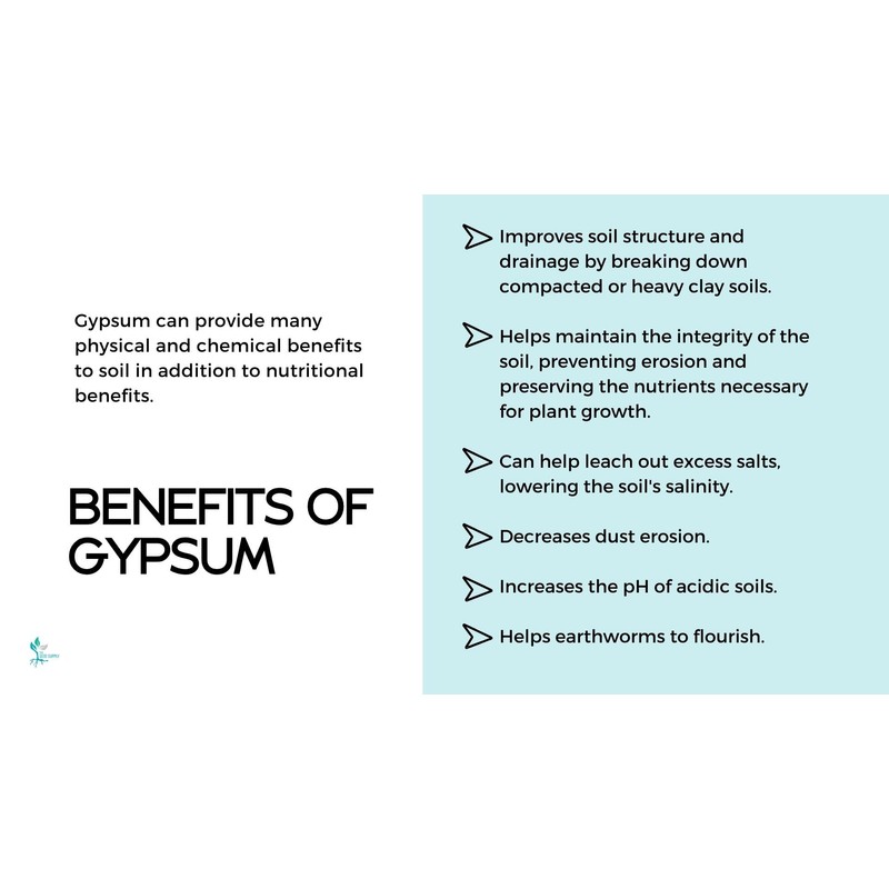 5 Pounds Diamond K Gypsum Soluble Grade Fertilizer Powder