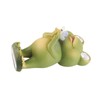 Garden Patio Fence Solar Lights Scare Frog Resin Decorative Ornaments