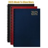 2025 Diary A5 Week to View Wiro Hardback Full Year