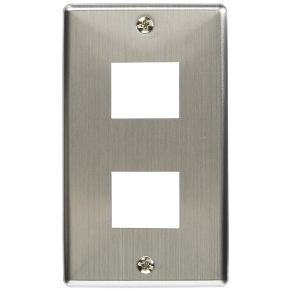 Panasonic WN7602KP Full Color Stainless Steel Plate for 2 Covers/P