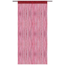 String curtain with pull-through bars, lurex-look curtain, elegant and stylish decoration in many colours and sizes, 90x200cm
