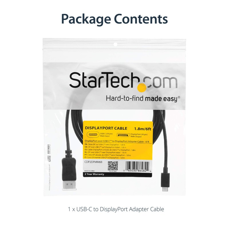 Startech CDP2DPMM6B Productos de Audio-Video