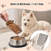 USYOGO Matel pet dog cat food measuring scoop 1 cup,Food-grade