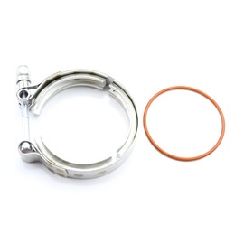 PB Turbo Air Outlet Elbow V-Band Clamp + O Ring Compatible for Dodge Cummins 12v, 24v, 94-02