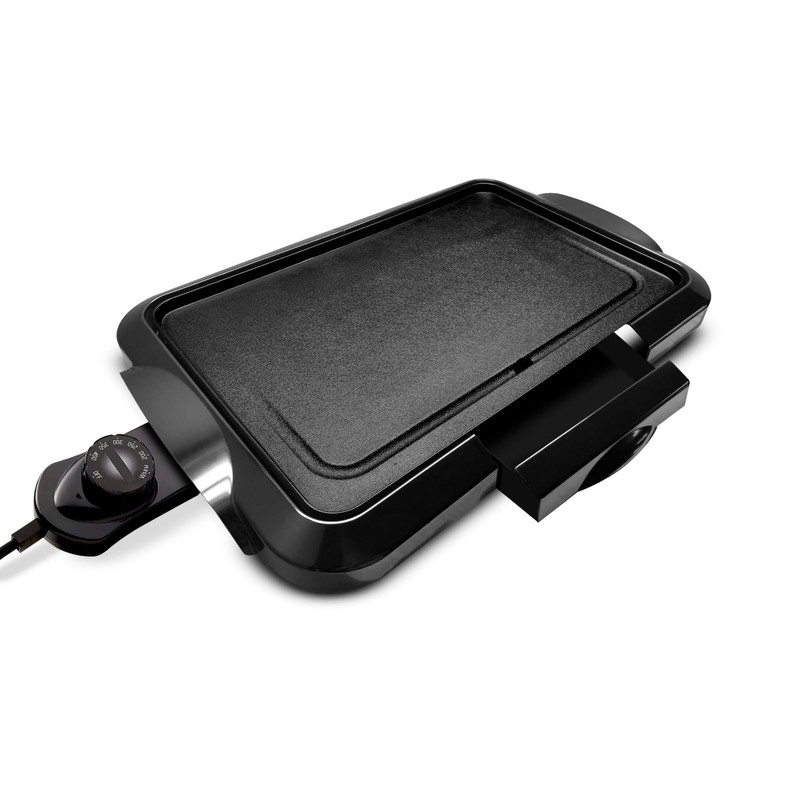Lumme Electric Griddle with Removable Temperature Control, Immersible Flat Top