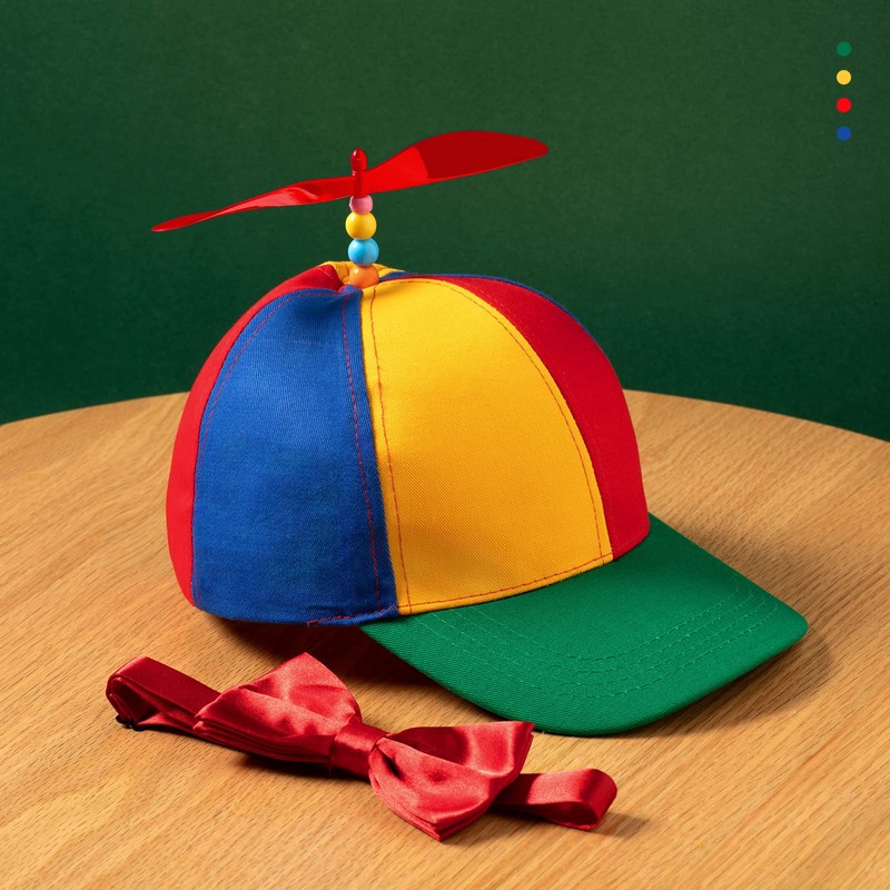 Propeller - Gorro desmontable con diseño de arco iris, gorro