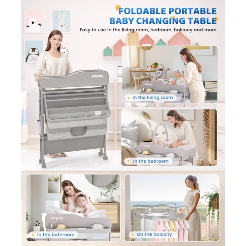 Saryocy Versatile Folding Baby Diaper Changing Table-New!!