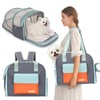 Expandable Pet Carrier Backpack, Cat Carrier Backpacks with Breathable Mesh