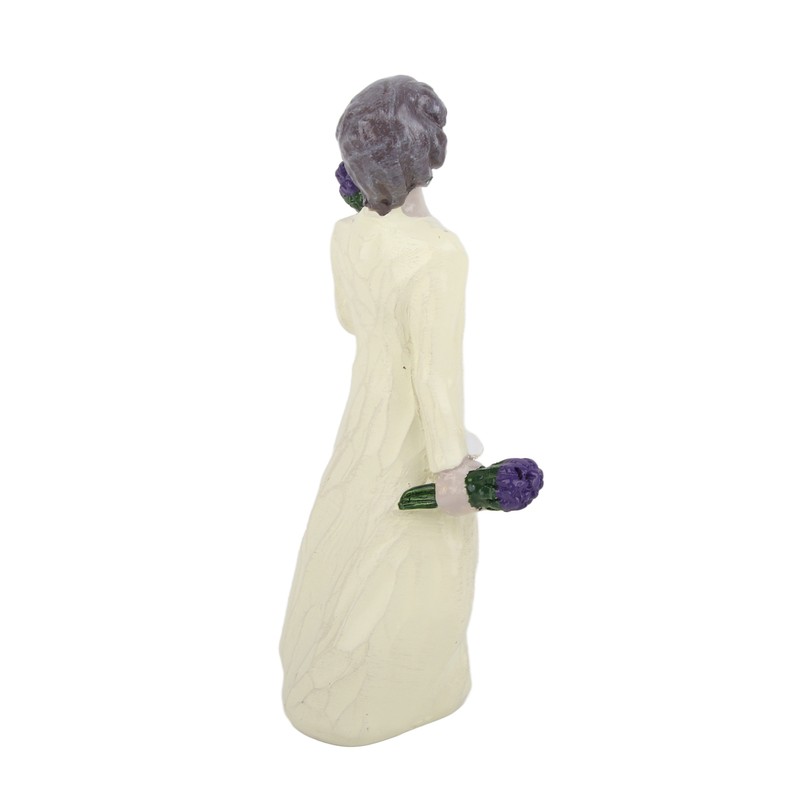 Willow Tree Girl Statue Hand Painted Resin Figures Flower Girl