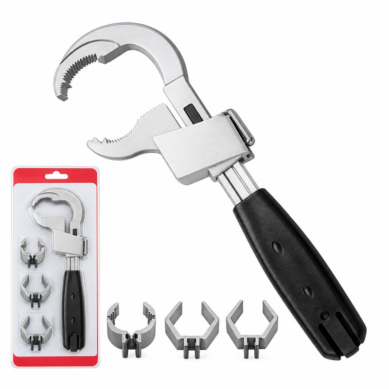 Adjustable Sink Wrench for Plumbing Repair – Multipurpose Hand Spanner