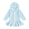 citgeett Toddler Girls Swim Cover Up Swimsuit Terry Cloth Beach