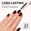 Firedeep Chocolate Brown Gel Nail Polish, 0.54 Fl Oz Large