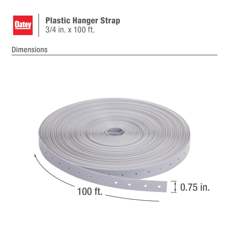 Oatey 339270 33927 3/4" By 100-Feet Boxed Plastic Strap, 3/4"