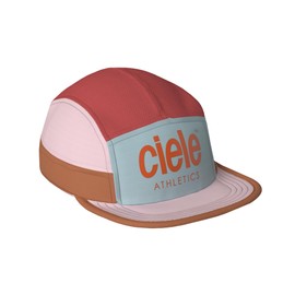 Ciele Athletics GOCap - Premium Washable Moisture Wicking Hat with Sun Protection, 5-Panel Knit Running Hat - StarlightBlue LightPink