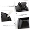 ABOOFAN Simple Ceramic Spice Jar with Lid and Spoon Practical