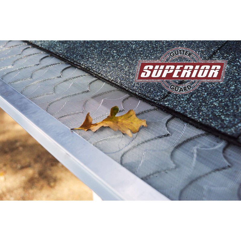 Superior Gutter Guards | NEW Raised Stainless-Steel Screen Technology Gutter