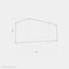 qeedo Light Spruce S Groundsheet, Tent Underlay, Protection Against Moisture