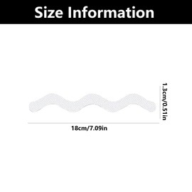 WQEDVN 24 PCS Non Slip Bath Stickers, Non Slip Shower Stickers, Anti Slip Bath Stickers, Anti Slip Shower Stickers, for Stairs, Shower Room, Slippery Surfaces, Sauna, Kitchen(Transparent)