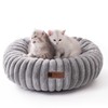 MEWOOFUN Cat Bed, Washable Cat Beds for Indoor Cats, Cute