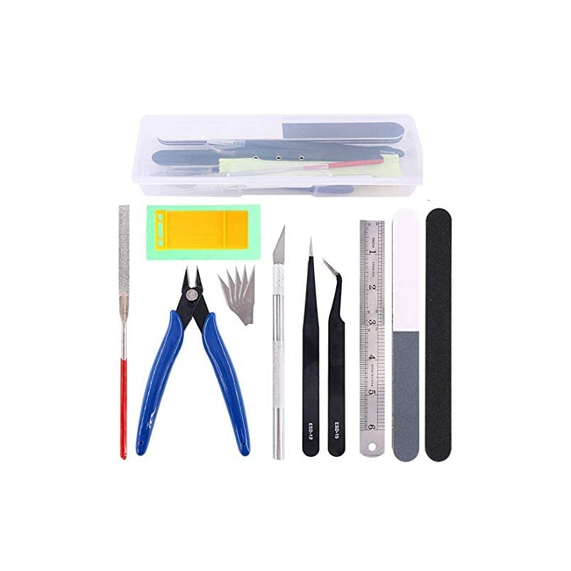 Qovydx 15Pcs Gundam Model Tools Kit Gunpla Tool Kits Modeler