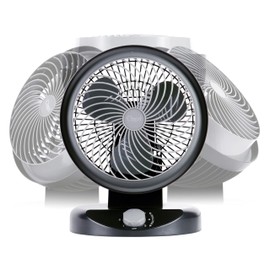 Ozeri Brezza 360 10" Oscillating Table Fan, with Orbital Motion Technology