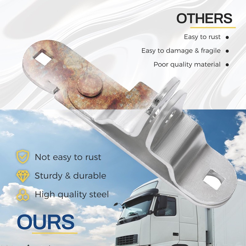 KUAFU Trailer Hasp for Enclosed Trailer Door Latch Cargo Trailer