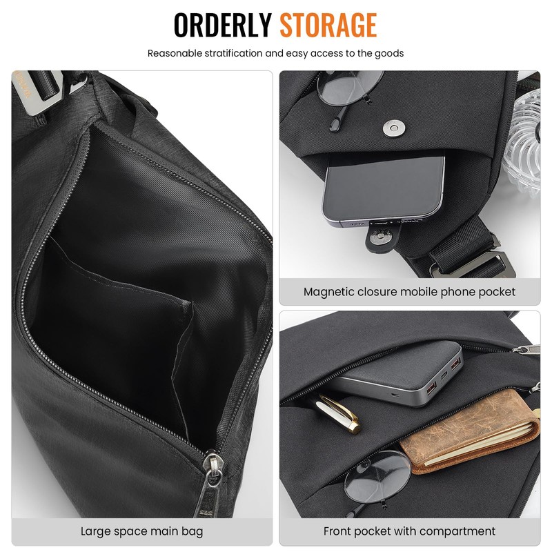 WANDER PLUS Anti Theft Crossbody Bag, Shoulder Bag Anti-theft Design