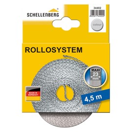Schellenberg 34402 Roller Shutter Strap Maxi 23 mm 4.5 m Grey