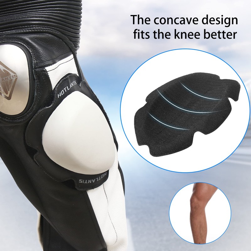 HOTLANTIS Universal Motorcycle Knee Slider for Motorcycle Racing