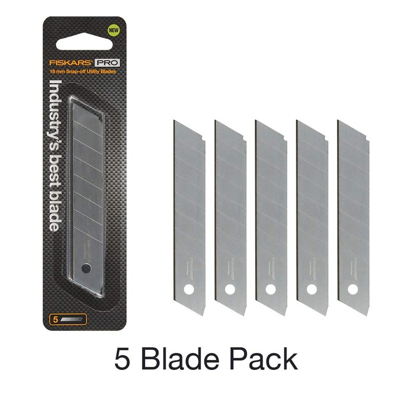 Fiskars Utility Knife Replacement Blades - 18mm Snap Off Utility