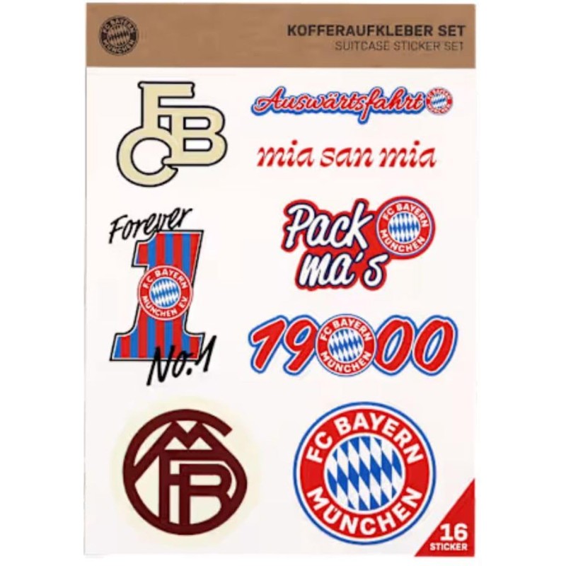 FC Bayern München Suitcase Sticker
