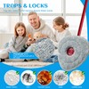 4 Pack Mop Heads Replacement Compatible with Vileda 1 Tank