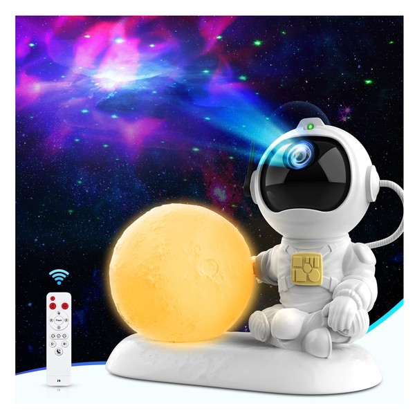 Kaishengyuan Astronaut Galaxy Projector,Star Night Light Projector for Kids and