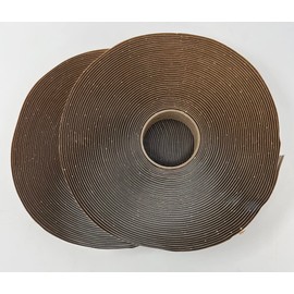 Gray Putty Tape/Butyl Tape 1/16" x 1/2" x 45' (Color & Backing May Vary) (2-Pack)