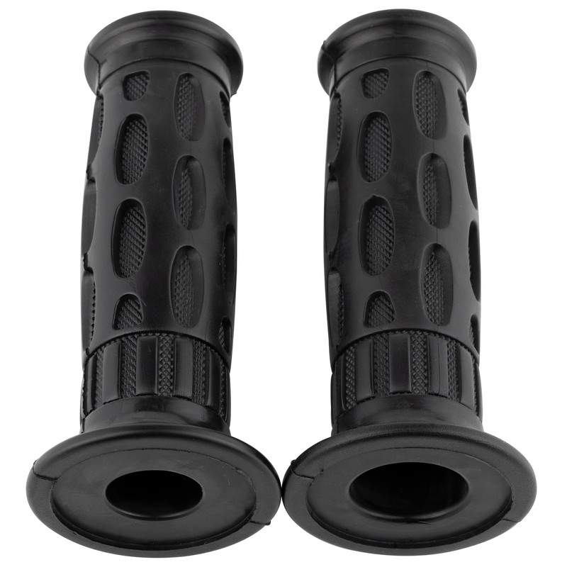 Kijima grip rubber oval dimple black Suzuki scooter 201-7166