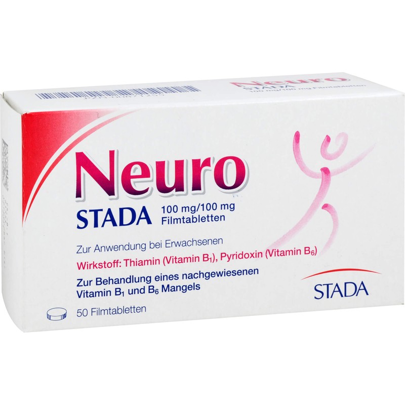 STADA Neuro Filmtabletten bei nachgewiesenem Vitamin B1 und B6 Mangel,