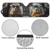 TSVAGA Auto Sun Shades Front Windshield Funny Capybara Car Sun