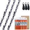SAVIOR Pack of 3 MS180 Saw Chains 3/8 Inch LP