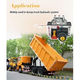 Maigoo K90 Power Take Off PTO Hoist Air Shift Control Valve with Push to Connect Fittings Dump Truck Valve Tipper Hydraulic System Compatible with Apsco AV-295 329358X