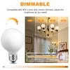 MorningLight 4 Pack G25/G80 Dimmable Globe LED Light Bulbs 60W,