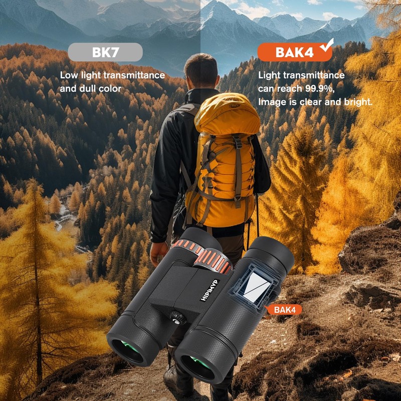 Hipimvp 10X26 Professional Binoculars for Adults high Powered with Phone